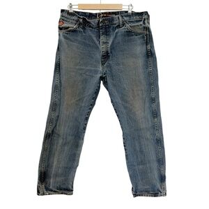 Wrangler Jeans Mens Flame Resistant FR  Straight Leg Blue 13Original